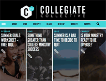 Tablet Screenshot of collegiatecollective.com